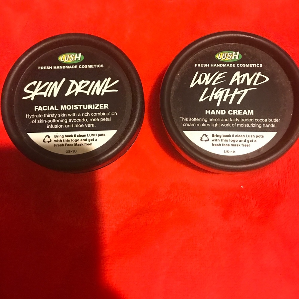 Lush face and hand lotion